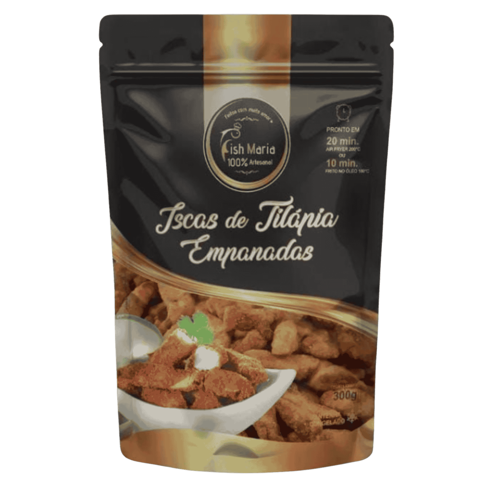 Isca de Tilápia Empanada Fish Maria